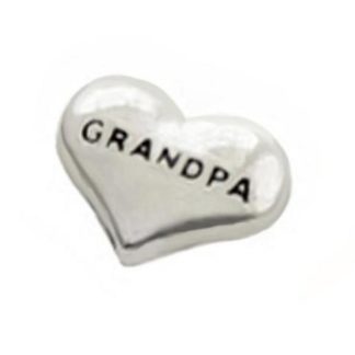 Charm coração grandpa - avô